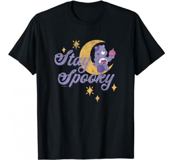 Care Bears Vintage Fall Halloween Harmony Bear Stay Spooky T-Shirt Care Bears Vintage Fall Halloween Harmony Bear Stay Spooky T-Shirt